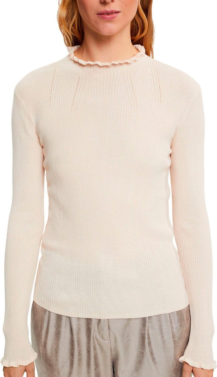 Esprit Collection Gebreide trui met ruches