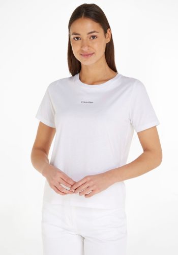 Calvin klein T-shirt MICRO LOGO T-SHIRT van puur katoen