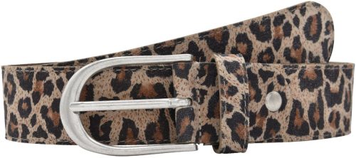 leslii Leren riem Met animal-print