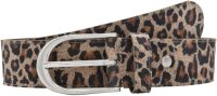 leslii Leren riem Met animal-print