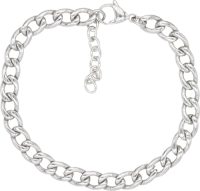 Firetti Edelstalen armband Pantserkettingschakels, 7 mm breed Made in Germany