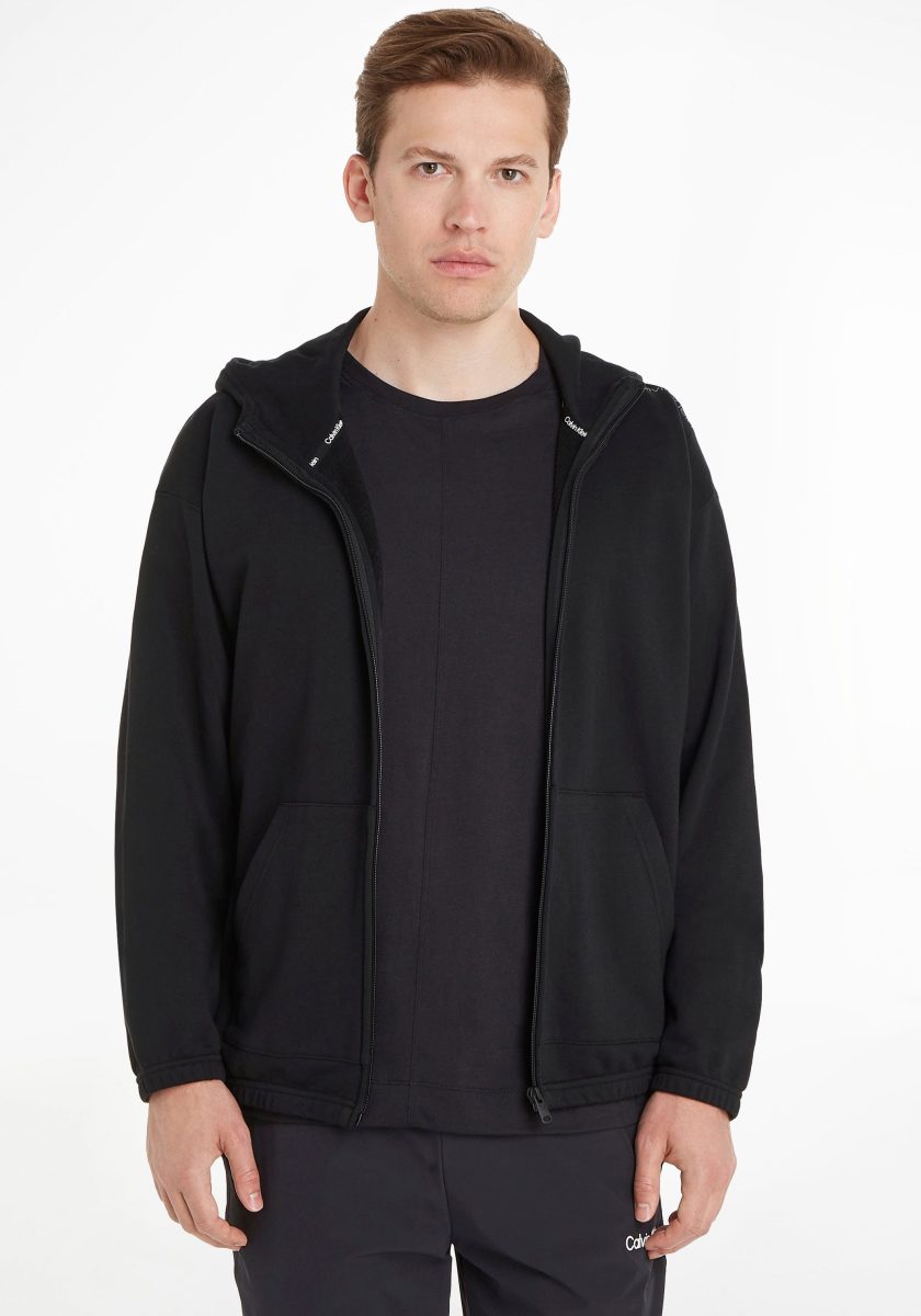 Calvin Klein Performance Sweatshirt met staande kraag en capuchon