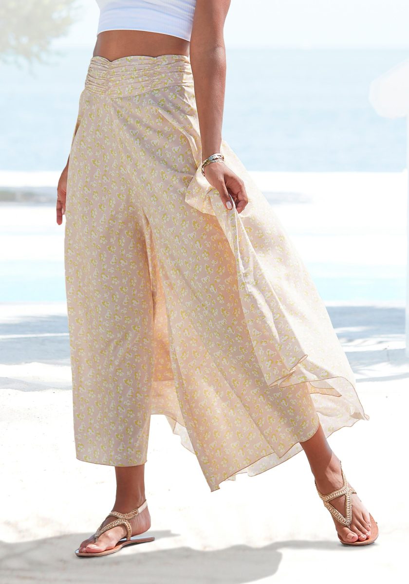 Lascana Culotte met bloemetjesdessin