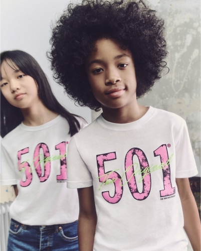 Levi's Kidswear T-shirt 501 THE ORIGINAL TEE SHIRT Uniseks