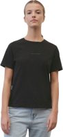 Marc O'Polo DENIM T-shirt met labelprint voor