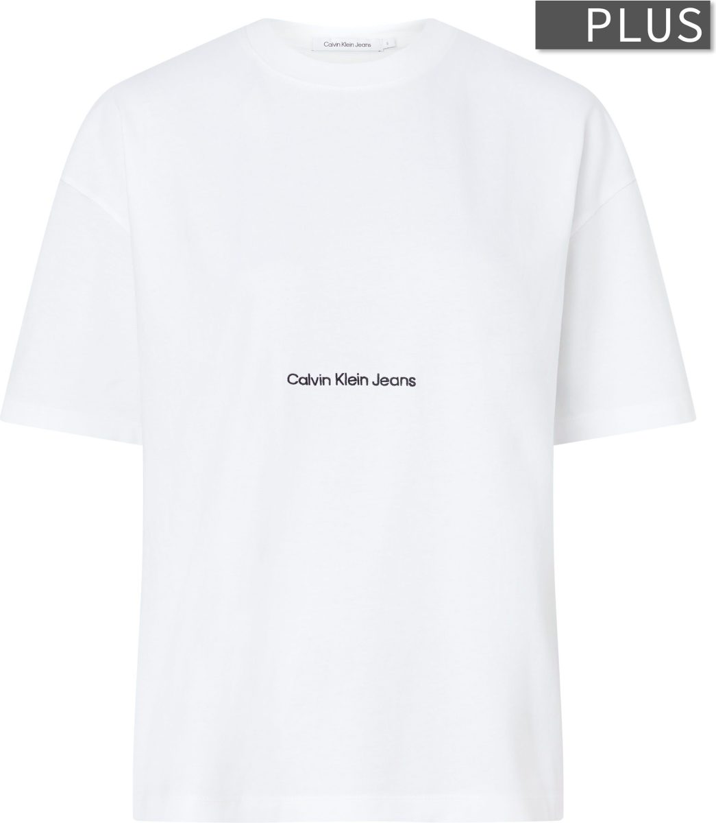 Calvin Klein Jeans Plus T-shirt met een ronde hals