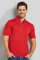 Bugatti Poloshirt met popcornstructuur