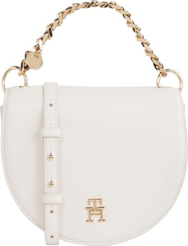 Tommy hilfiger Schoudertas TH CHIC SADDLE BAG met modieuze kettingdetails