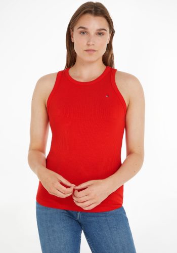 Tommy hilfiger Geribde tanktop SLIM 5X2 RIB TANK TOP NS in basic model