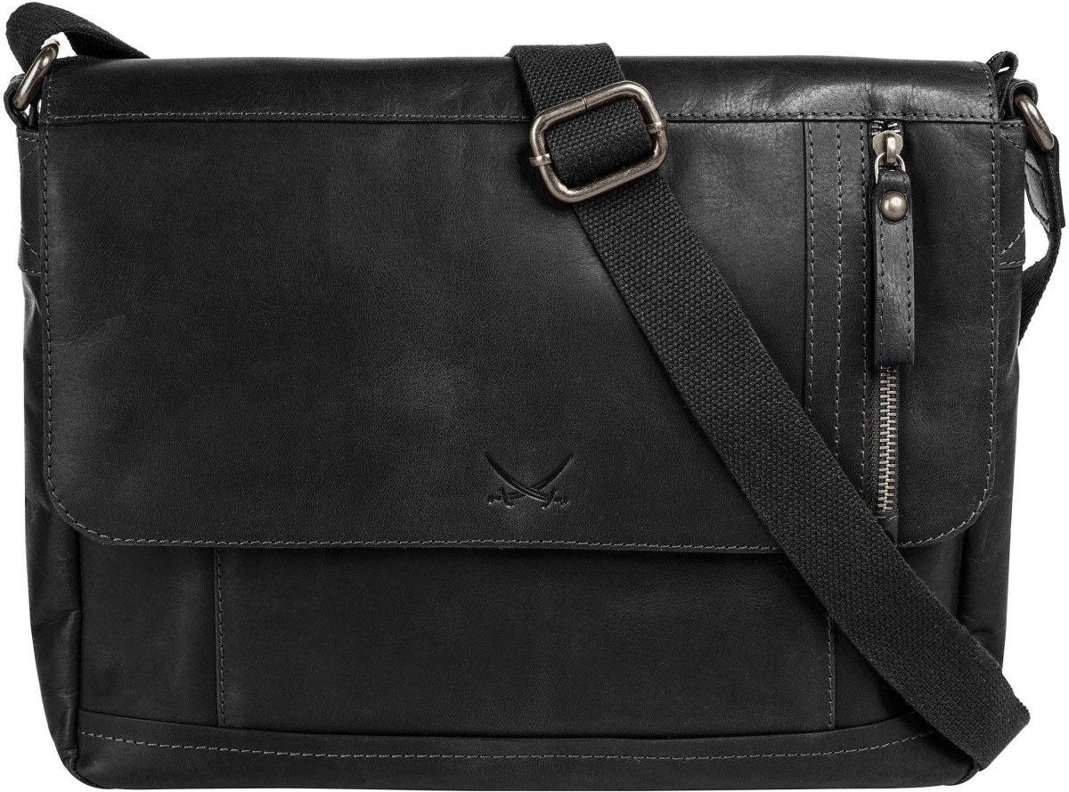 Sansibar Messengerbag echt leder