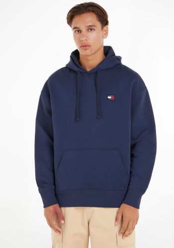 Tommy Jeans Hoodie TJM RLX XS BADGE HOODIE met Tommy Jeans borduursel