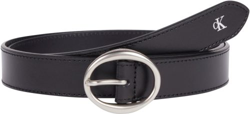 Calvin klein Leren riem met ronde gesp