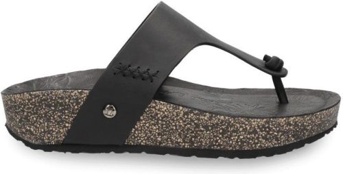 Panama Jack Teenslippers Quinoa Basics met decoratieve stiksels