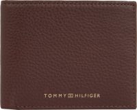 Tommy hilfiger Portemonnee TH PREMIUM MINI CC WALLET van leer