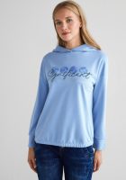 Street One Hoodie met elastische zoom