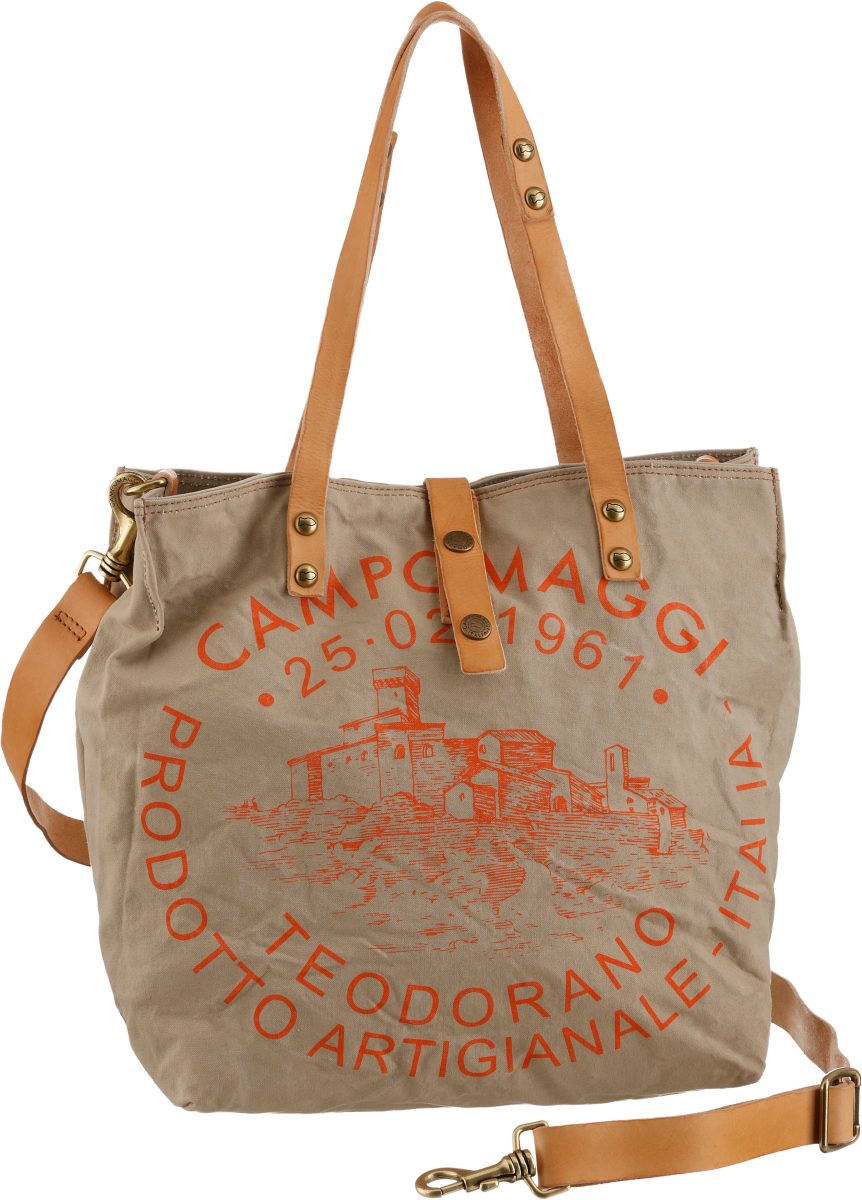 Campomaggi Shopper Genziana met schouderriem