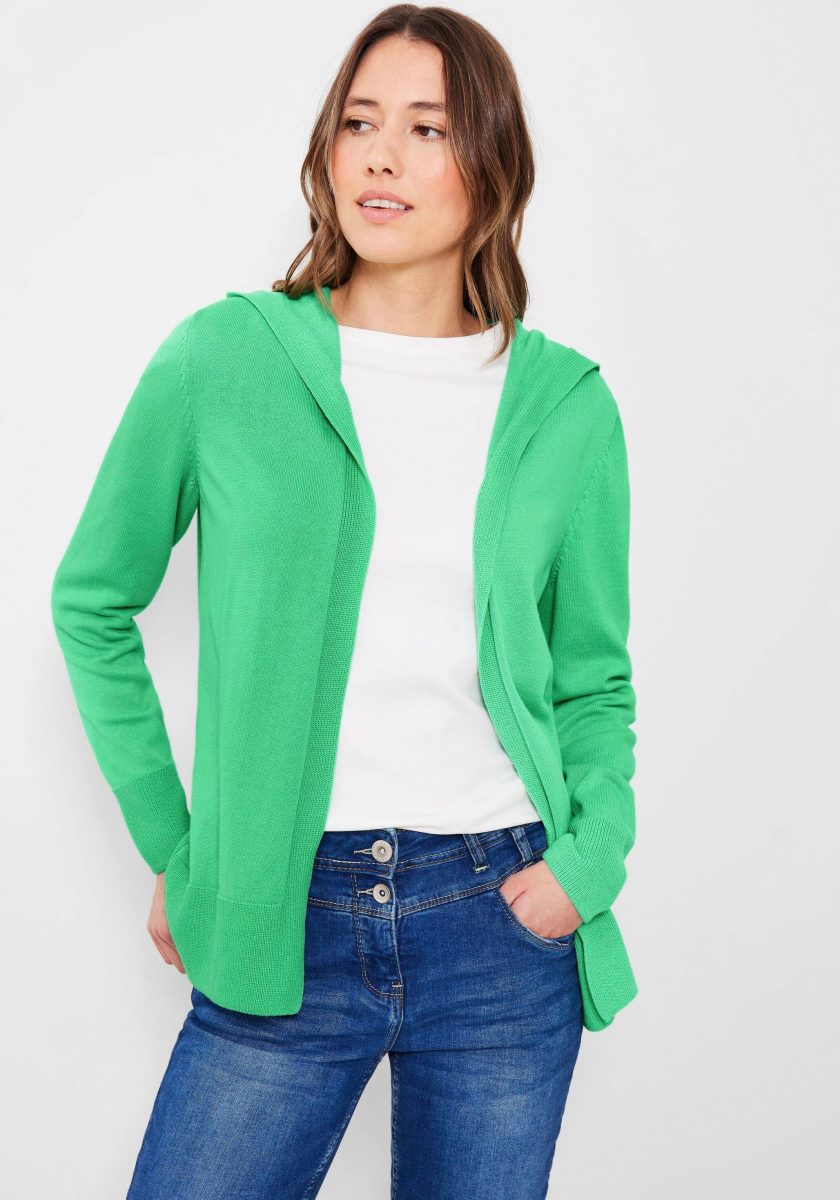 CECIL Cardigan in hoody stijl