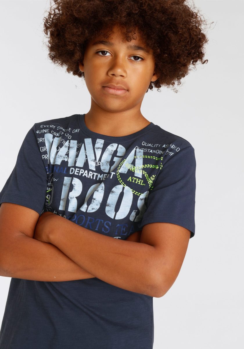 Kangaroos T-shirt met grote letters