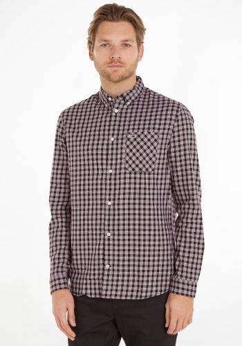 Tommy Jeans Geruit overhemd TJM ESSENTIAL CHECK SHIRT met ruitprint