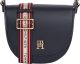 Tommy hilfiger Schoudertas TOMMY LIFE SADDLE BAG met mooie textielen schouderriemen