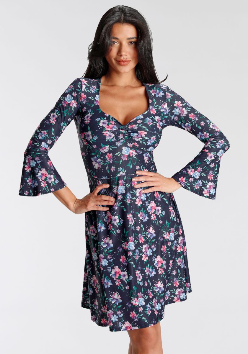 Melrose Jerseyjurk met volantmouwen - nieuwe collectie