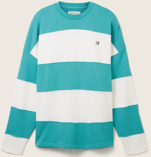 Tom Tailor Denim Sweatshirt in blokstrepen-design