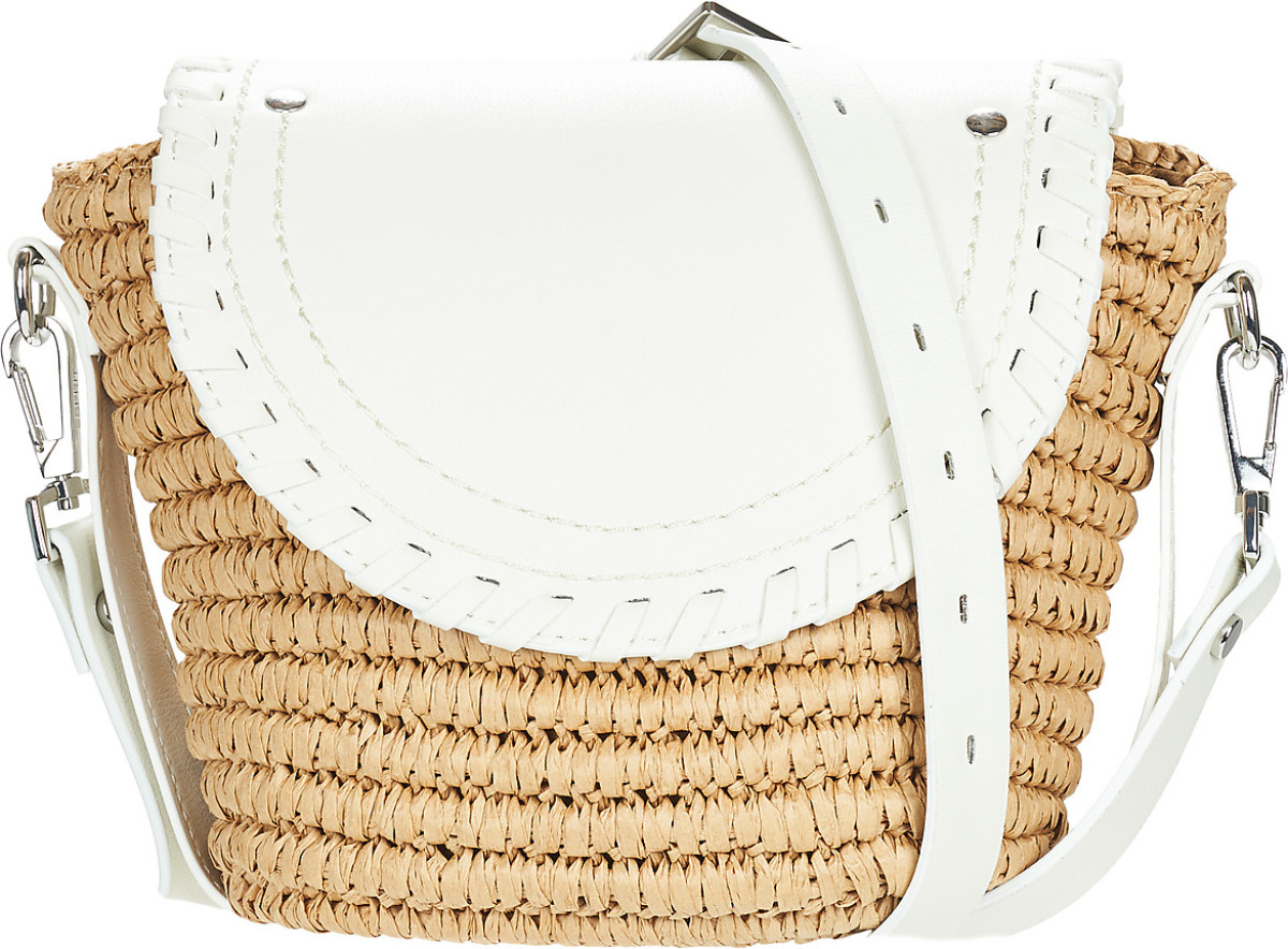 Esprit crossbody tas wit/naturel