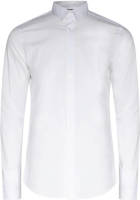 WE Fashion long slim fit overhemd wit