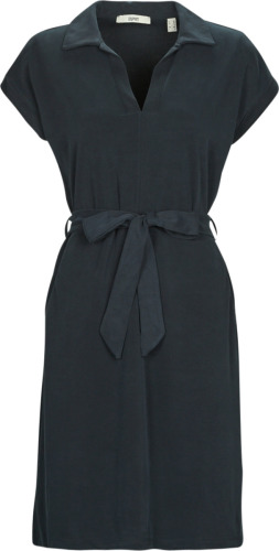 Esprit jurk met ceintuur antraciet