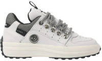 Vingino Owen leren sneakers wit