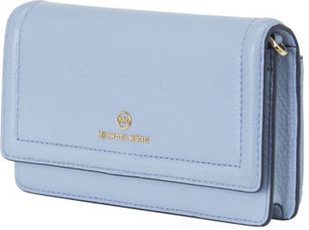 Michael Kors leren crossbody tas Jet Set Charm Small blauw