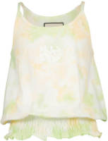 Raizzed tie-dye spaghettitop groen