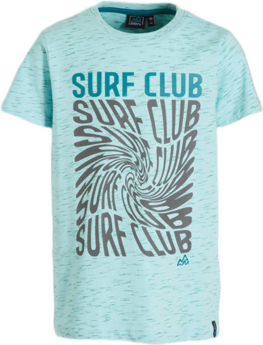 29FT T-shirt met printopdruk lichtblauw