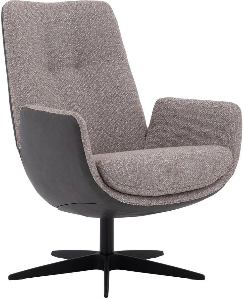 Goossens Excellent Lorient, Draaifauteuil met open arm (maat m)