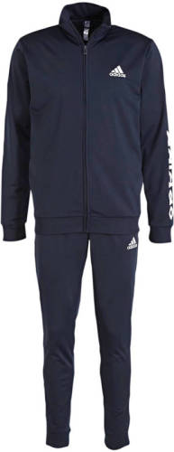 adidas Performance trainingspak donkerblauw/wit