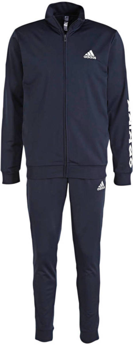 adidas Performance trainingspak donkerblauw/wit