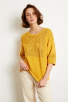 Ekyog Pull en coton bio col rond en maille COLPP