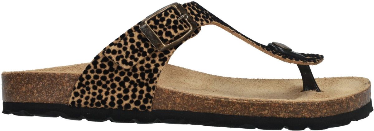 DSTRCT Slipper Meisjes Zwart/Cognac