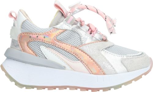 Barst Sneaker Meisjes Wit/Zilver/Roze