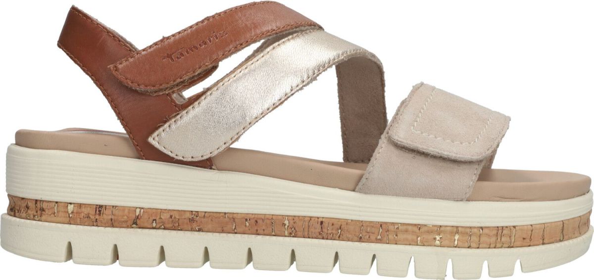 Tamaris Sandaal Dames Beige/Cognac