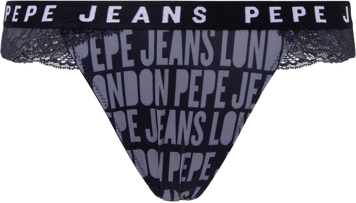 Pepe Jeans String Soft Worldallover Logo Thong