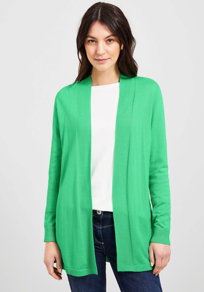 CECIL Cardigan met ribdetails