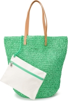 Esprit Grote shoppertas in stro Reese