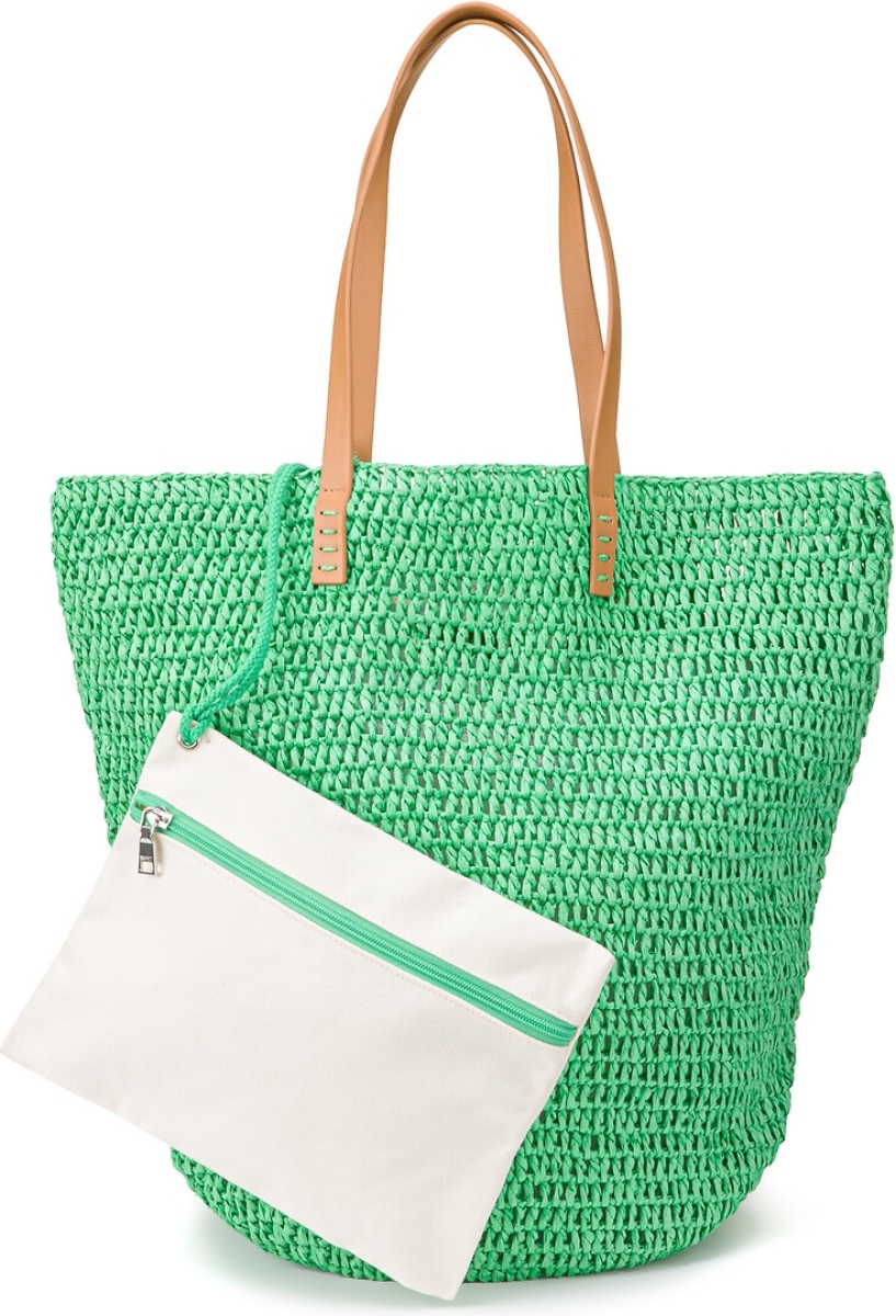 Esprit Grote shoppertas in stro Reese