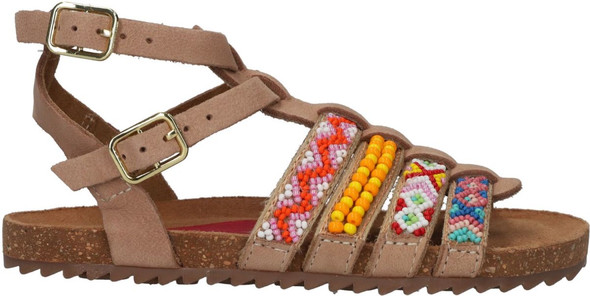 Shoesme Sandaal Meisjes Taupe/Multi
