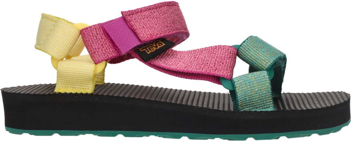 Teva Original Sandaal Meisjes Groen/Geel/Roze