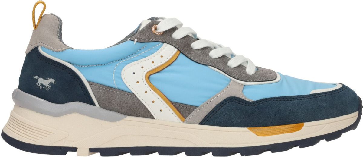Mustang Sneaker Heren Grijs/Blauw