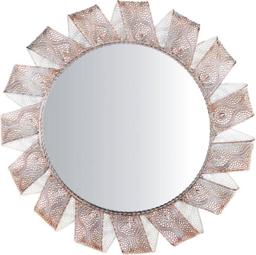 Beliani MANGALORE Wandspiegel Metaal 60 x 60 cm