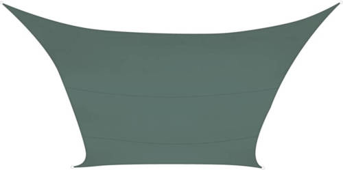 Perel Schaduwzeil vierkant 3,6 m groen grijs