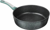 BY-Collection Hapjespan Ø28 CM - Marble coating - Soft-touch handgreep